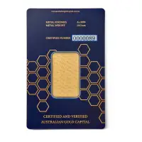  AGC 20g Bullion Minted Gold Tablet 99.99%