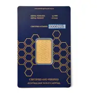 AGC 10g Bullion Minted Gold Tablet 99.99%